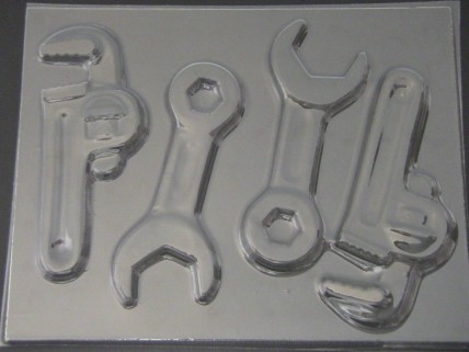 1108 Plumber Wrench Tool Chocolate Candy Mold